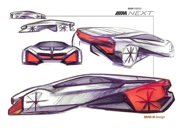 Эскиз машины будущего