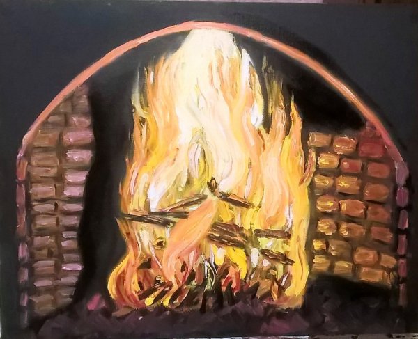 Картина очаг