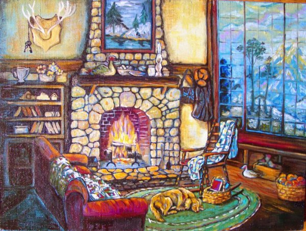 Очаг в каморке папы Карло