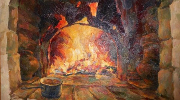 Камин мультяшный