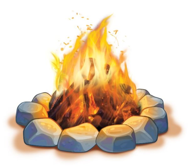 Камин в живописи