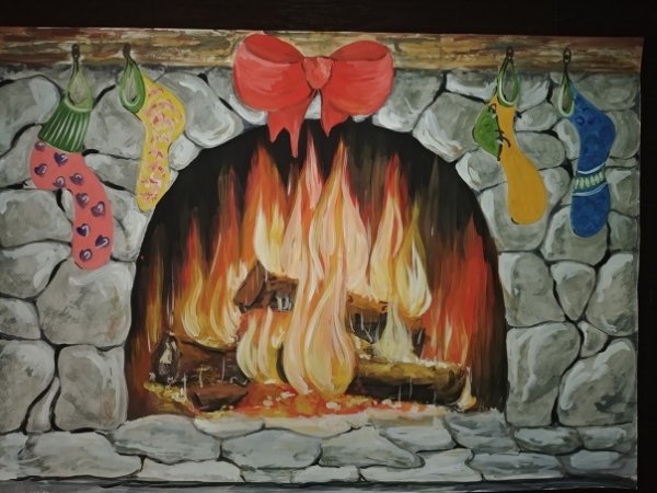 Глеб Голубецкий художник картины камин