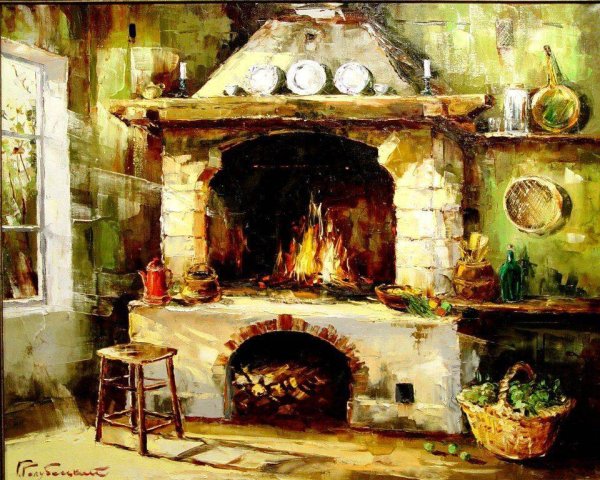 Краска для каминов