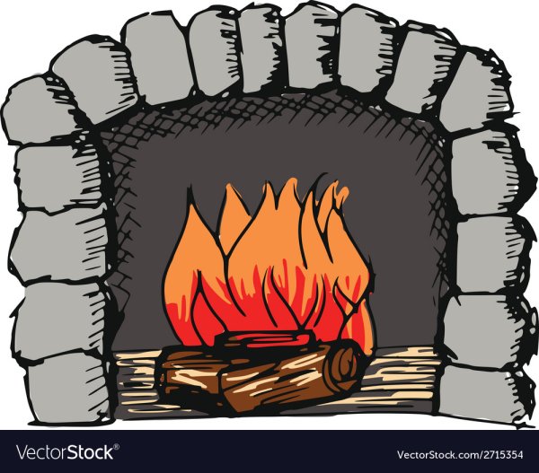 Очаг иллюстрация