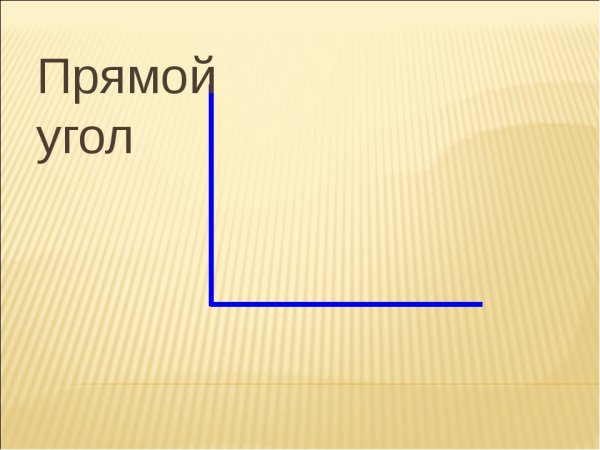 Прямой угол картинка