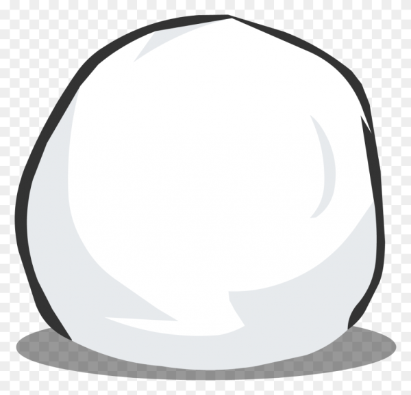 Снежок нарисованный