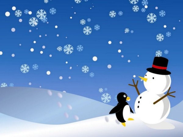 Снег мультяшные