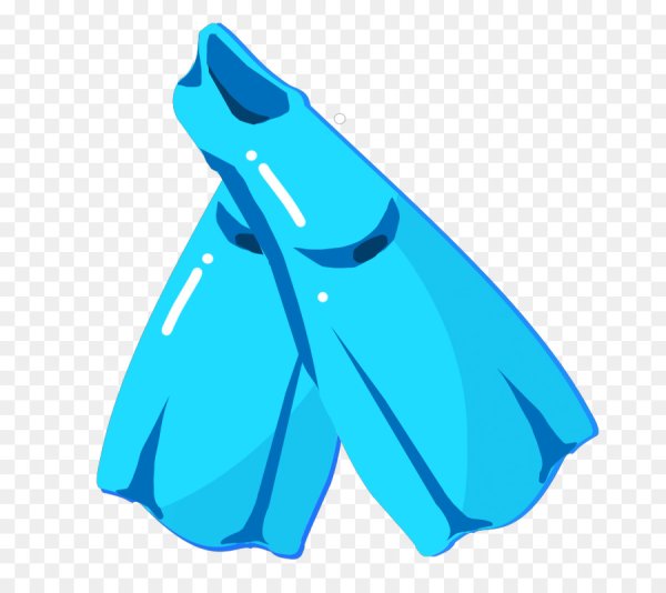 Ласты на прозрачном фоне