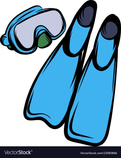 Ласты мультяшный