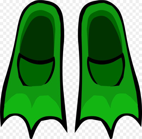 Ласты трафарет