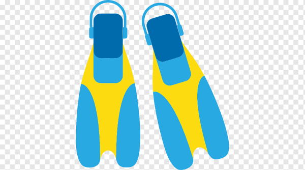 Ласты на прозрачном фоне