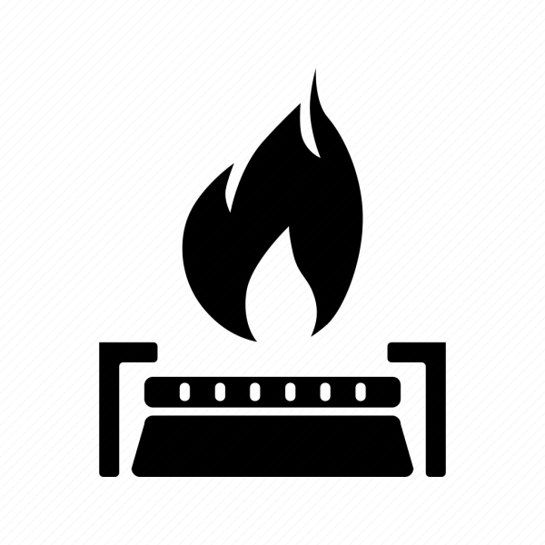 Газовая конфорка иконка