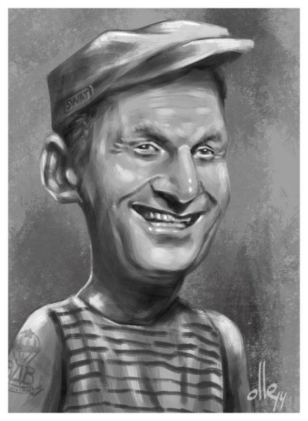 Фёдор Добронравов шарж