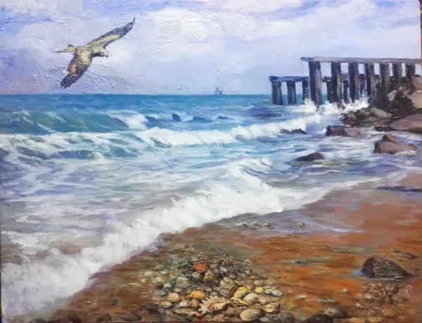 Куприянов картина Каспийское море