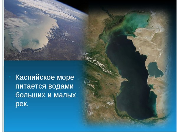 Каспийское море картина