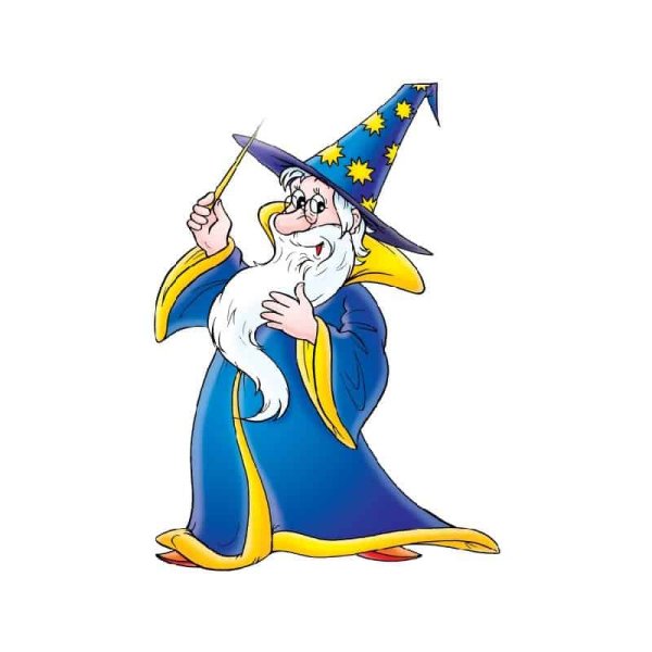 Волшебник с волшебной палочкой