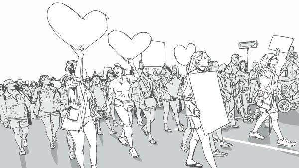 Набросок толпы