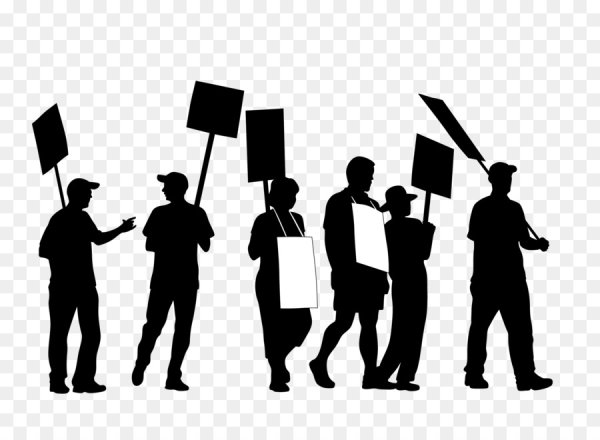 Силуэт рабочего человека