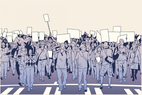 Митинг иллюстрация