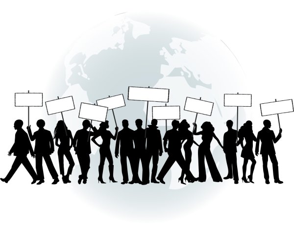 Демонстрация клипарт иллюстрация