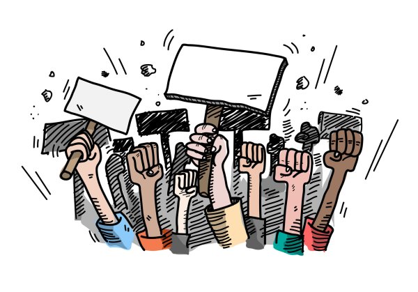 Мультяшный протест