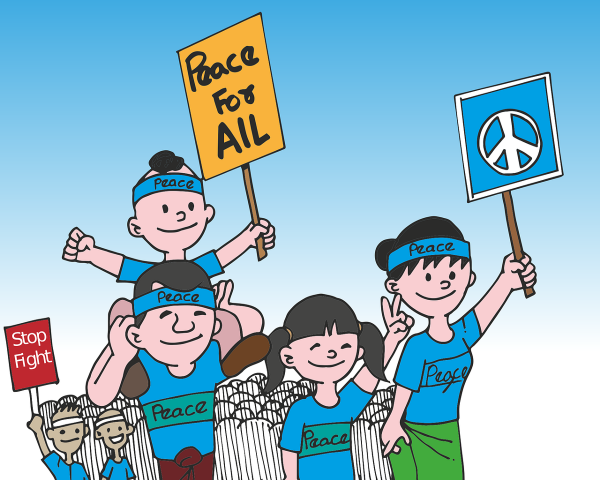 Картинки протест детей рисунок