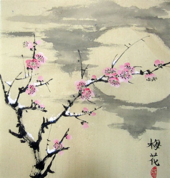 Слива Мэй в китайской живописи