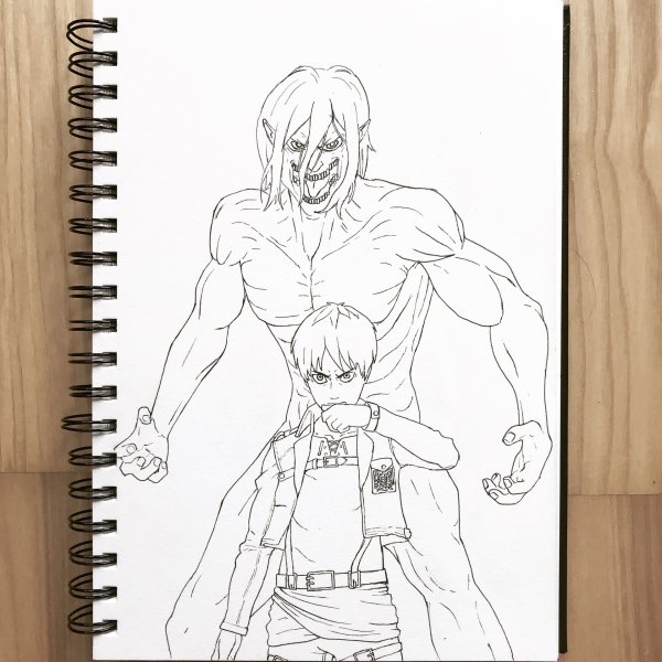 Титаны карандашом