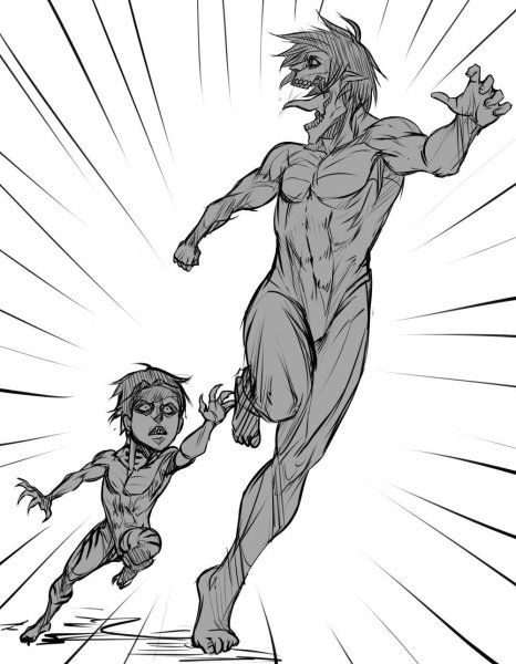 Титан оборотень атака титанов