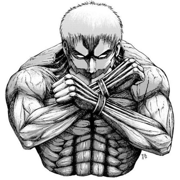 Аниме атака титанов бронированный Титан