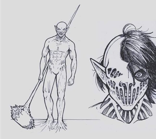 Титан Молотобоец атака титанов