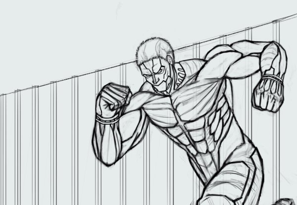 Бронированный Титан раскраска