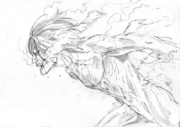 Титаны карандашом