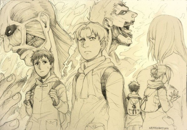 Бронированный Титан и Бертольд