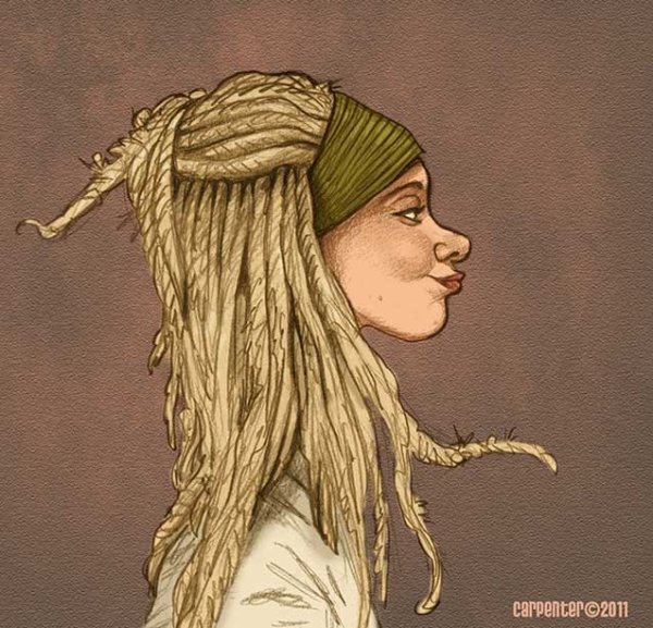 Дреды иллюстрация