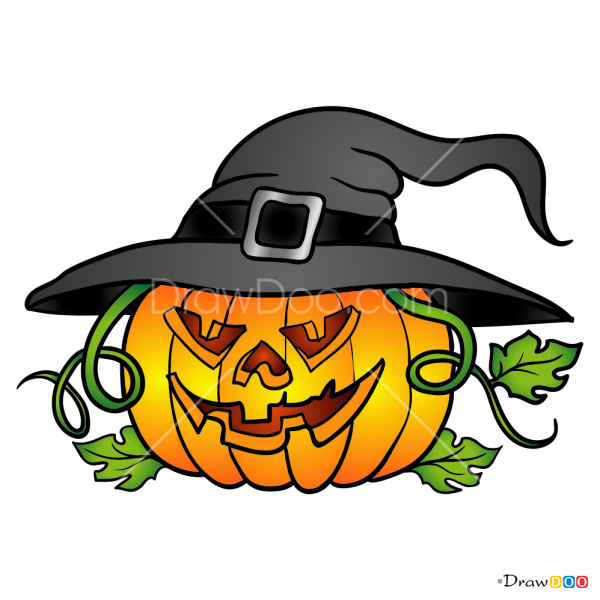 Тыква для Хэллоуина арты