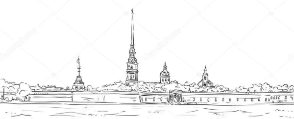 Петропавловский собор в Петербурге план и фасад