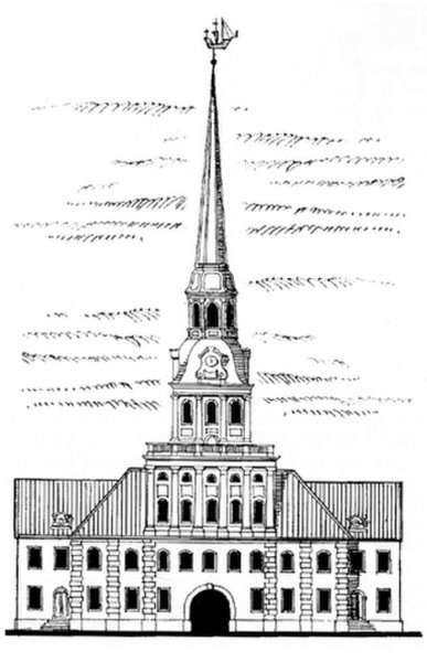 Петропавловский собор Санкт-Петербург чертежи