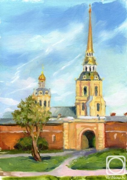 Санкт-Петербург зарисовки Петропавловская крепость