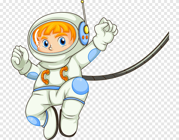 Космонавт на белом фоне