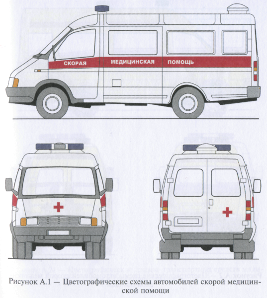 Машина скорой помощи сбоку