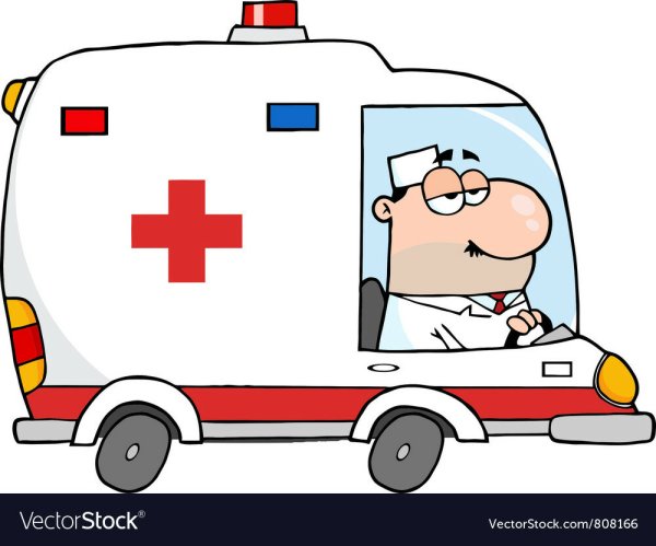 Смешная машина скорой помощи