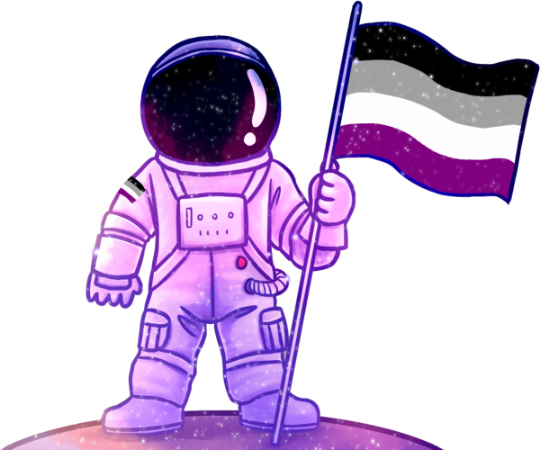 Маленький мультяшный космонавт