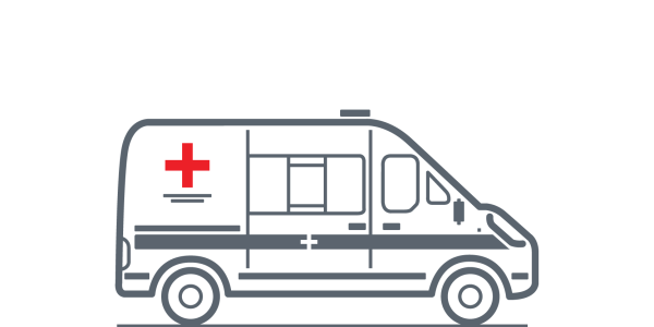 Машина скорой помощи вектор