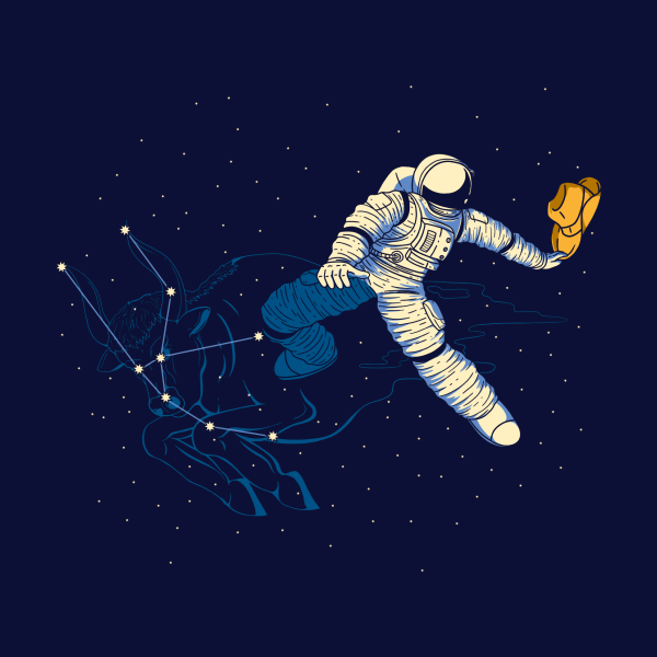 Космонавт иллюстрация