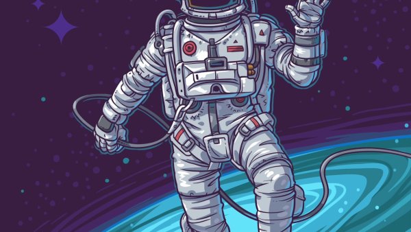 Силуэт скафандра