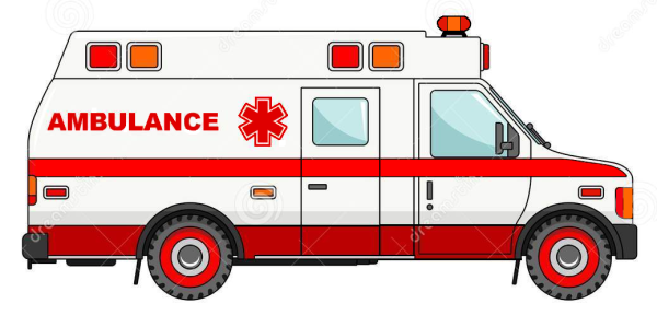 Машина скорой помощи для печати