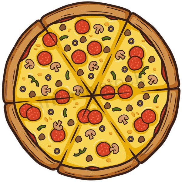 Пицца рисунок