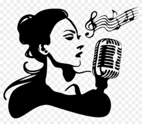 Силуэт вокалиста