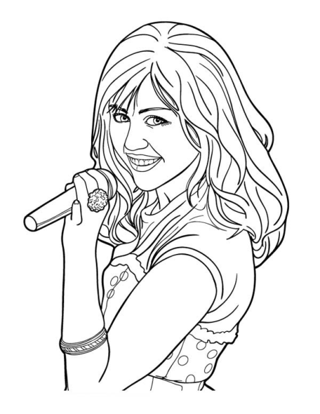 Ханна Монтана рисунок